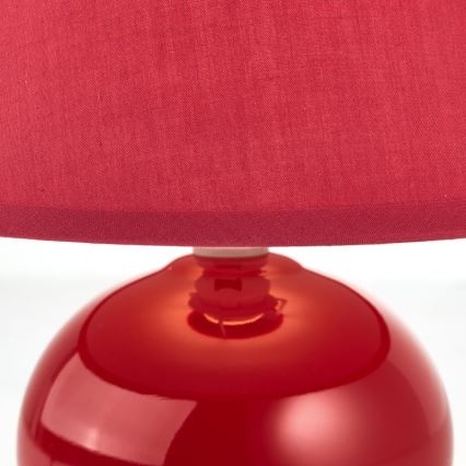 Brilliant - Lámpara de mesa PRIMO 1xE14/40W/230V cerámica/rojo
