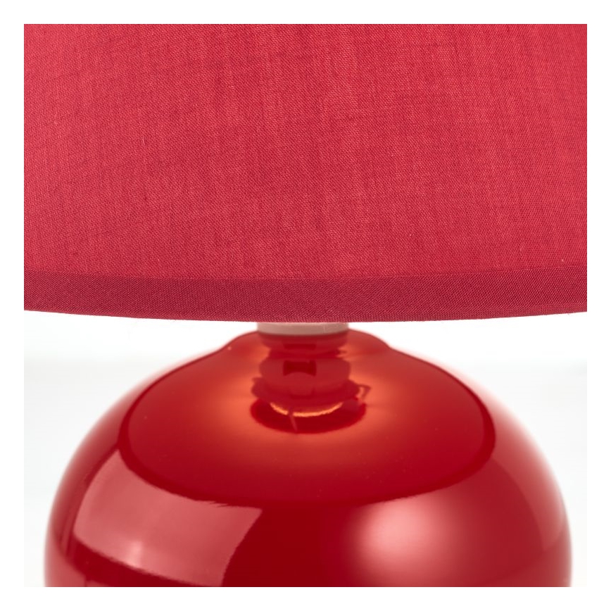 Brilliant - Lámpara de mesa PRIMO 1xE14/40W/230V cerámica/rojo