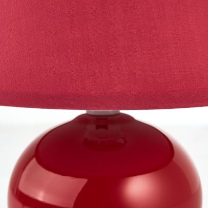 Brilliant - Lámpara de mesa PRIMO 1xE14/40W/230V cerámica/rojo