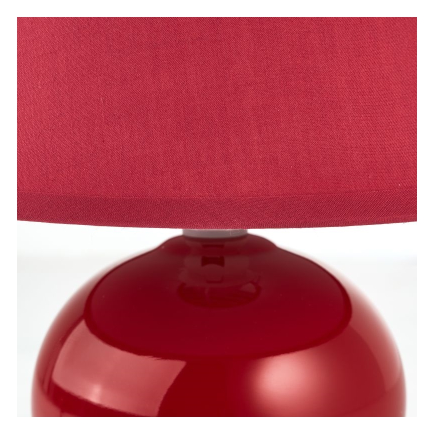 Brilliant - Lámpara de mesa PRIMO 1xE14/40W/230V cerámica/rojo