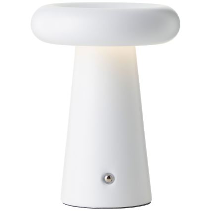 Brilliant - Lámpara de mesa de exterior táctil LED regulable MUFFIN LED/3W/5V USB IP44 blanco