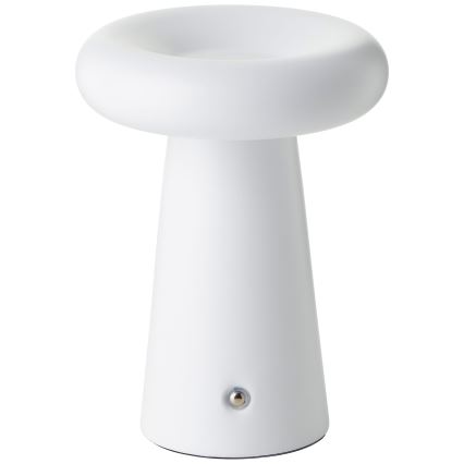 Brilliant - Lámpara de mesa de exterior táctil LED regulable MUFFIN LED/3W/5V USB IP44 blanco