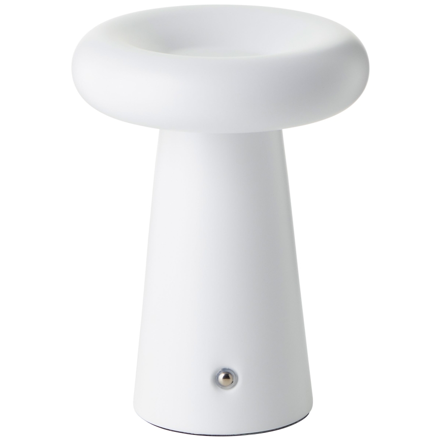 Brilliant - Lámpara de mesa de exterior táctil LED regulable MUFFIN LED/3W/5V USB IP44 blanco