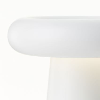 Brilliant - Lámpara de mesa de exterior táctil LED regulable MUFFIN LED/3W/5V USB IP44 blanco