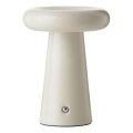 Brilliant - Lámpara de mesa regulable LED táctil MUFFIN LED/3W/5V USB IP44 color crema