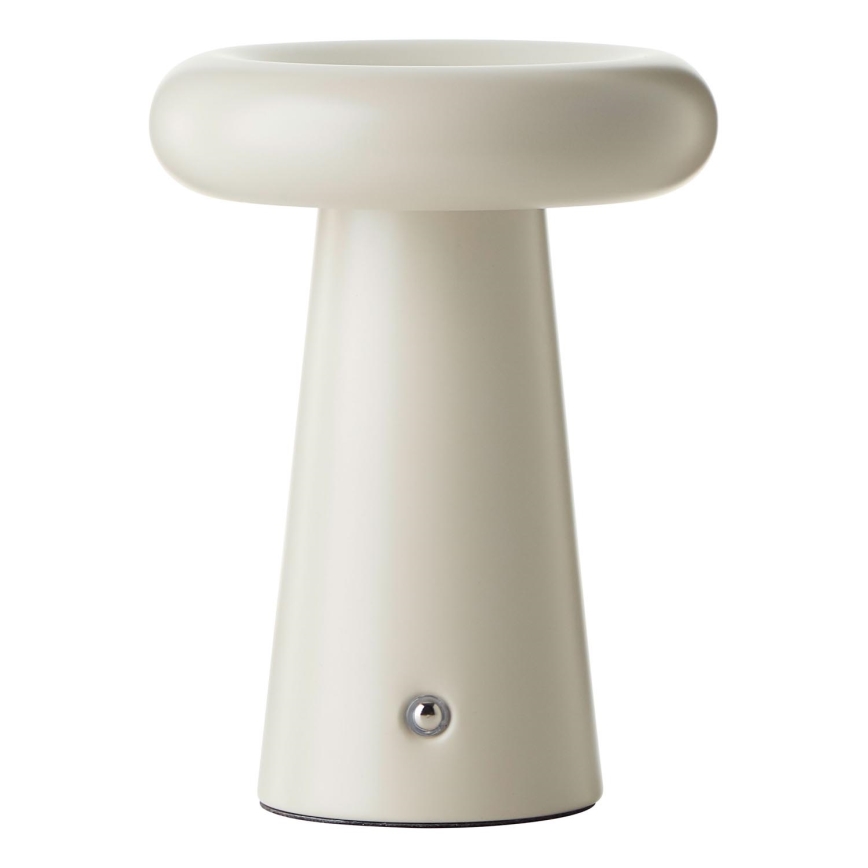 Brilliant - Lámpara de mesa regulable LED táctil MUFFIN LED/3W/5V USB IP44 color crema