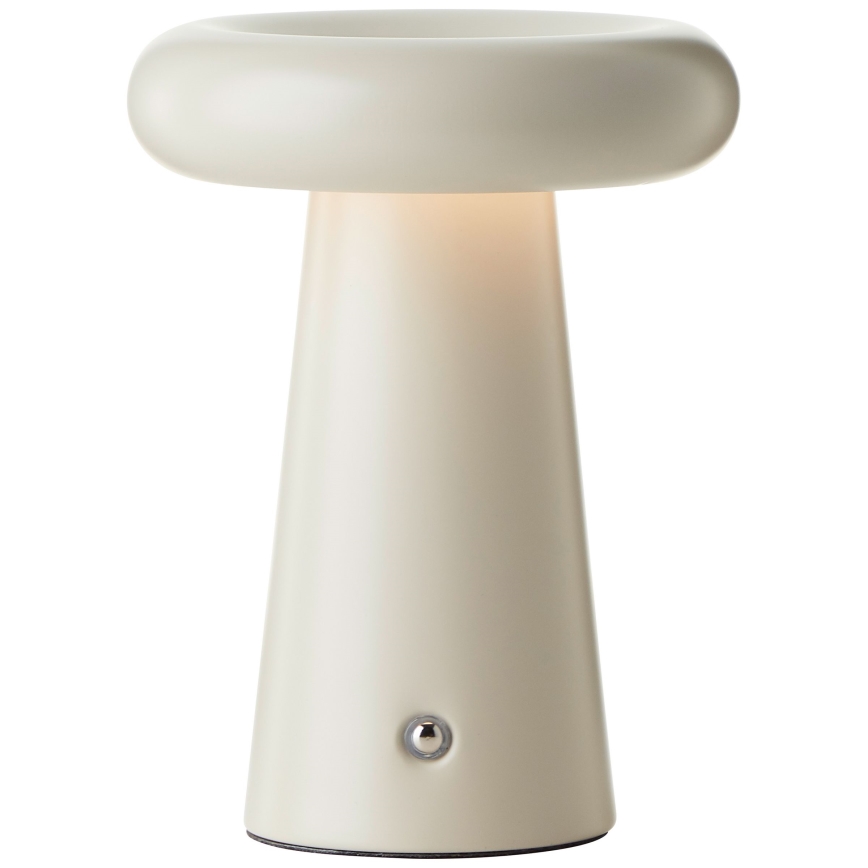 Brilliant - Lámpara de mesa regulable LED táctil MUFFIN LED/3W/5V USB IP44 color crema