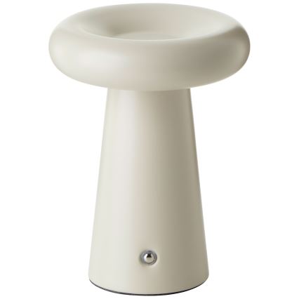 Brilliant - Lámpara de mesa regulable LED táctil MUFFIN LED/3W/5V USB IP44 color crema