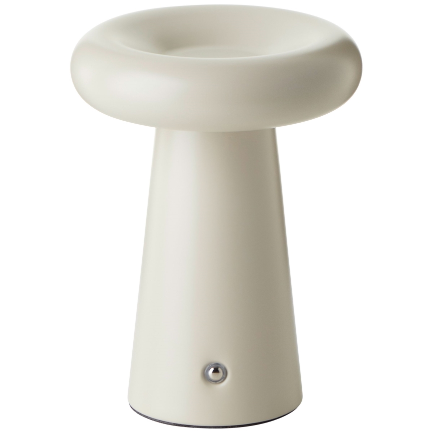 Brilliant - Lámpara de mesa regulable LED táctil MUFFIN LED/3W/5V USB IP44 color crema