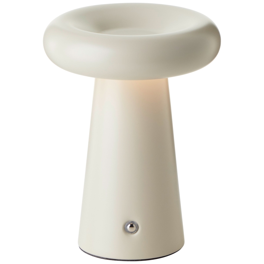 Brilliant - Lámpara de mesa regulable LED táctil MUFFIN LED/3W/5V USB IP44 color crema