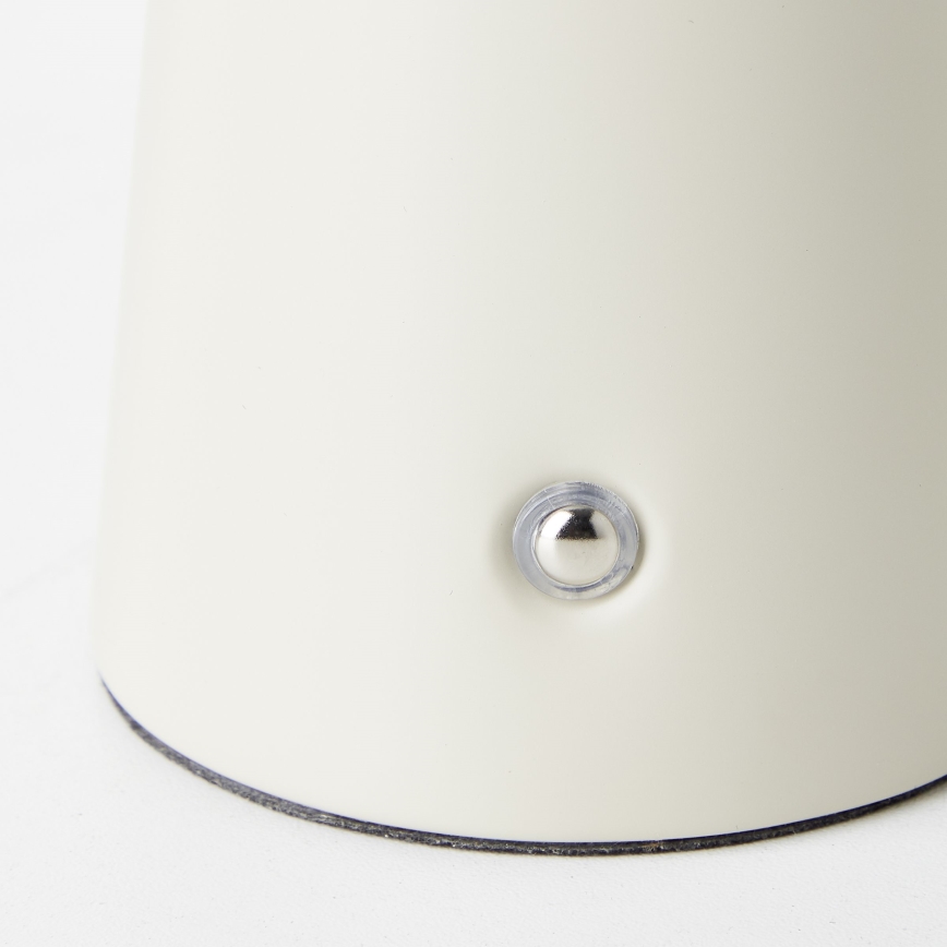 Brilliant - Lámpara de mesa regulable LED táctil MUFFIN LED/3W/5V USB IP44 color crema