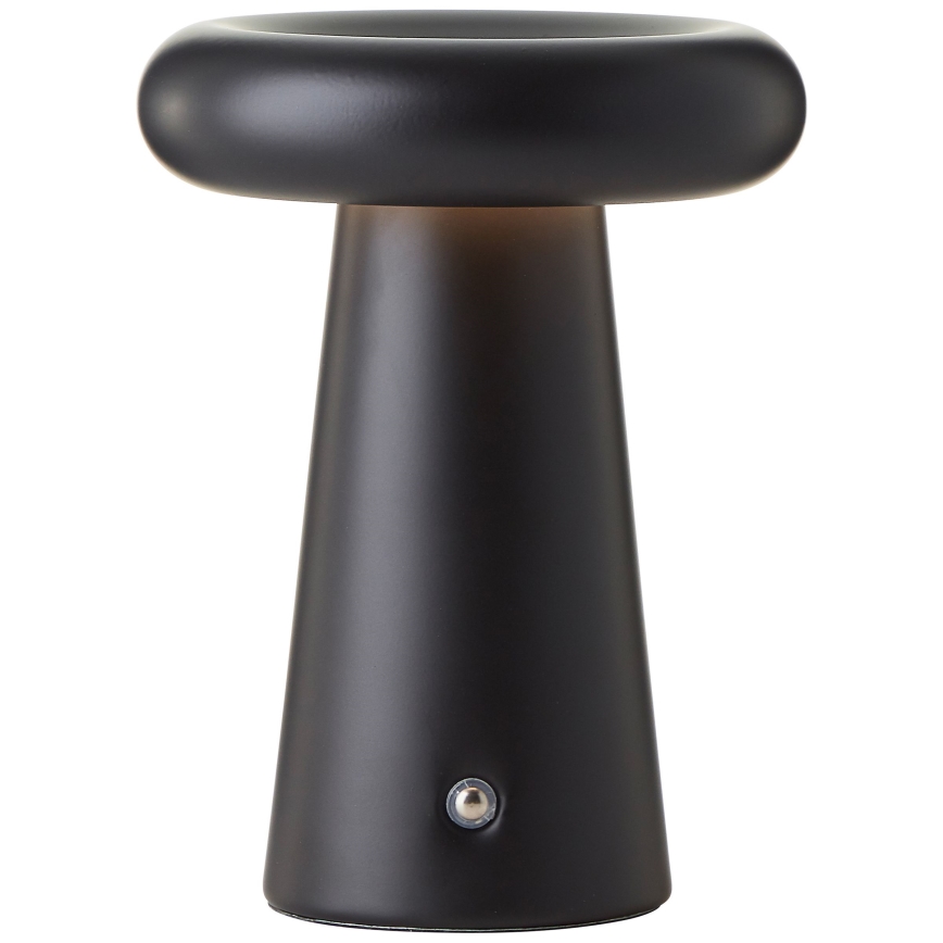 Brilliant - Lámpara de mesa de exterior táctil LED regulable MUFFIN LED/3W/5V USB IP44 negro
