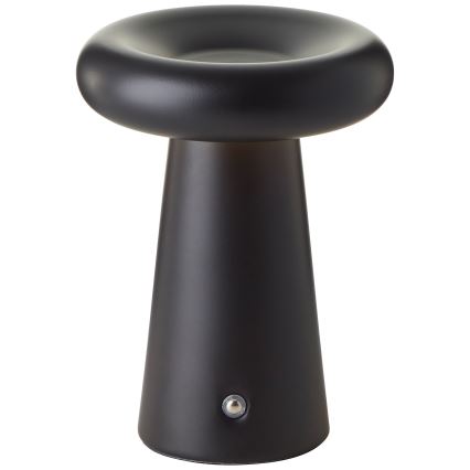 Brilliant - Lámpara de mesa de exterior táctil LED regulable MUFFIN LED/3W/5V USB IP44 negro
