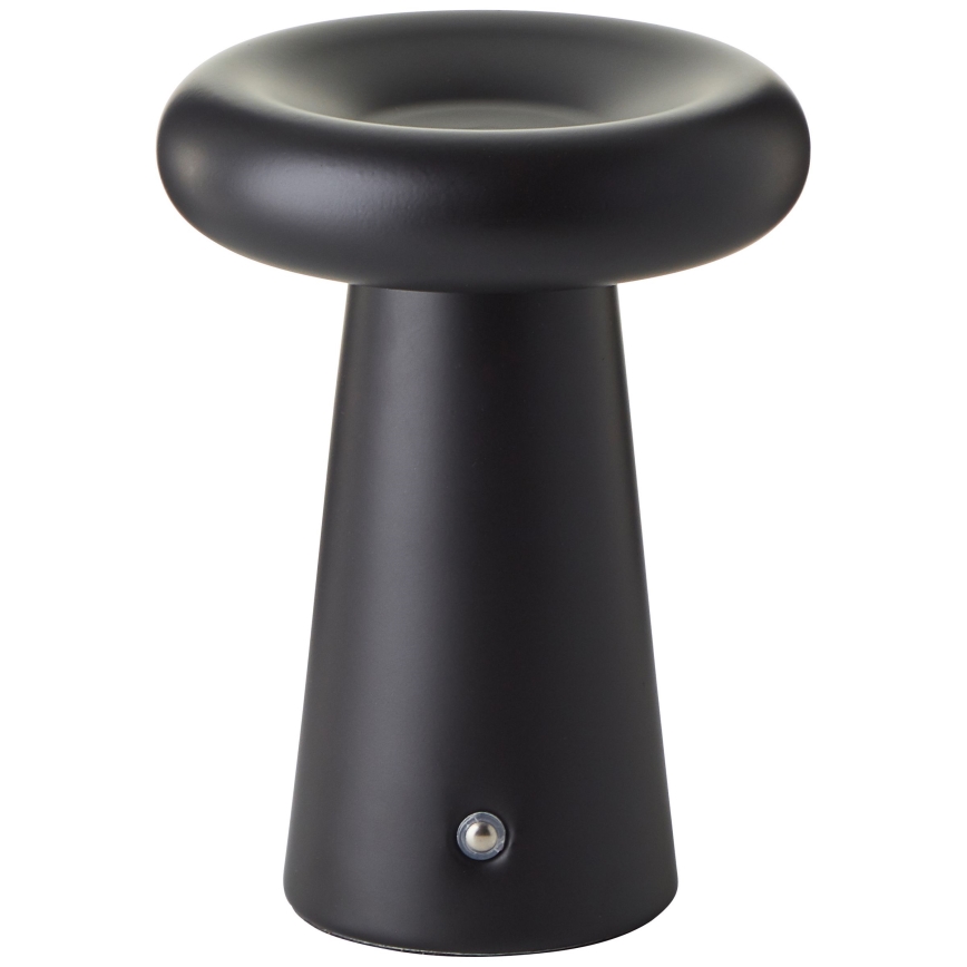Brilliant - Lámpara de mesa de exterior táctil LED regulable MUFFIN LED/3W/5V USB IP44 negro