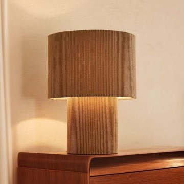 Brilliant - Lámpara de mesa TONY 1xE27/20W/230V marrón