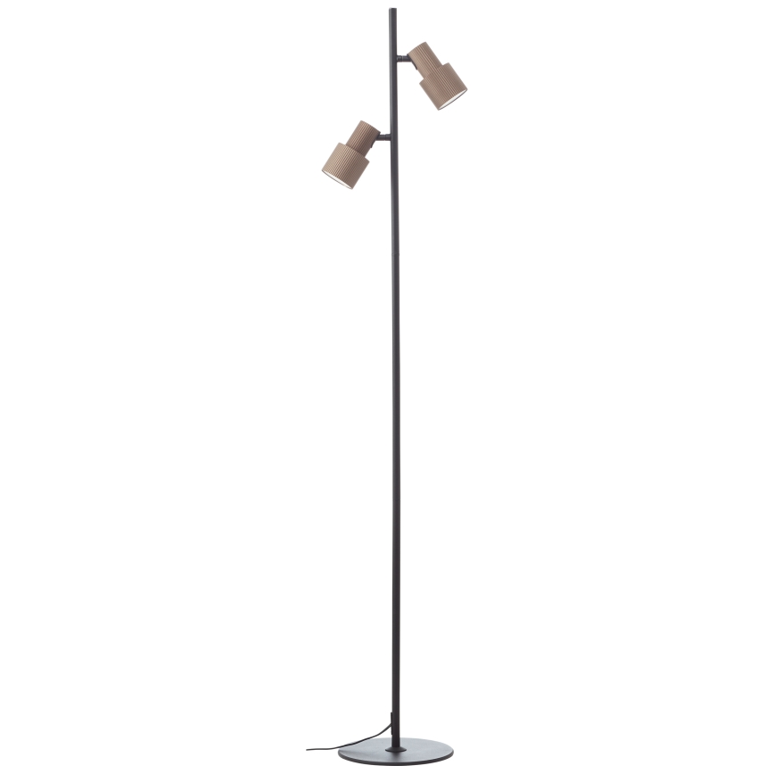 Brilliant - Lámpara de pie CADIZ 2xGU10/10W/230V bronce