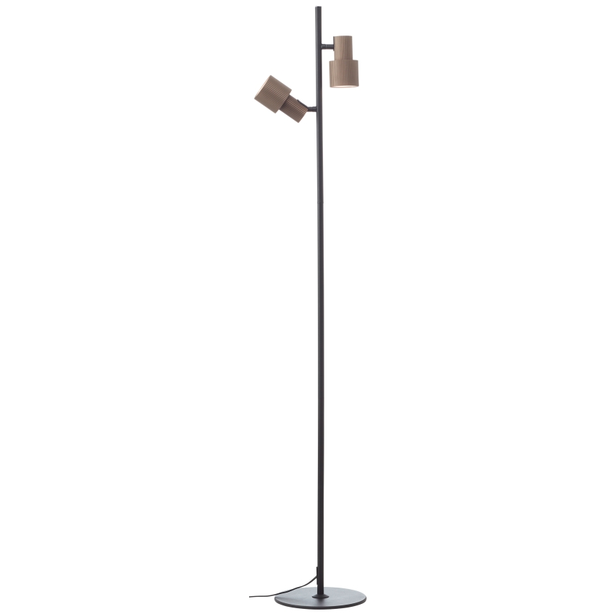 Brilliant - Lámpara de pie CADIZ 2xGU10/10W/230V bronce
