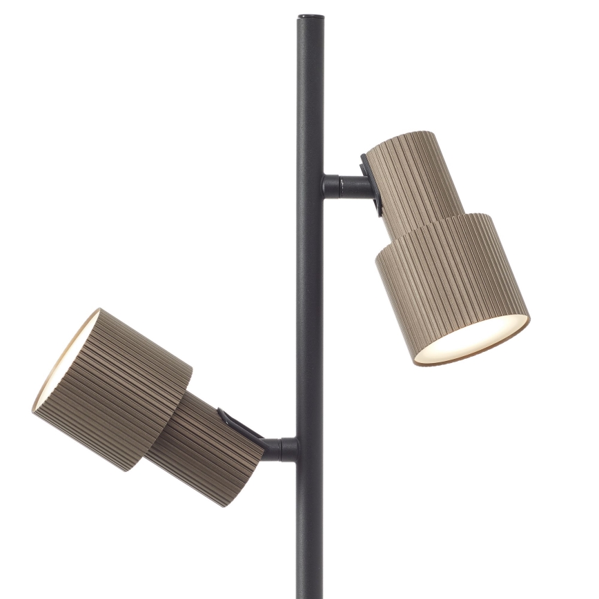 Brilliant - Lámpara de pie CADIZ 2xGU10/10W/230V bronce