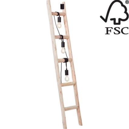 Brilliant - Lámpara de pie LADDER 3xE27/42W/230V - FSC Certificado