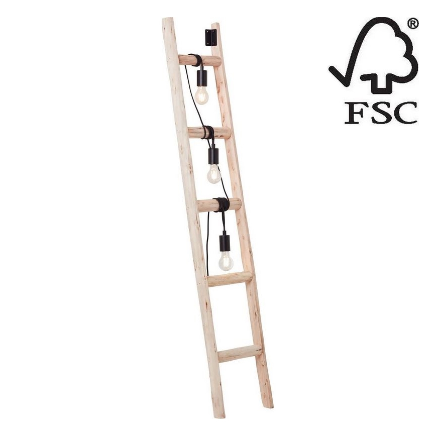 Brilliant - Lámpara de pie LADDER 3xE27/42W/230V - FSC Certificado