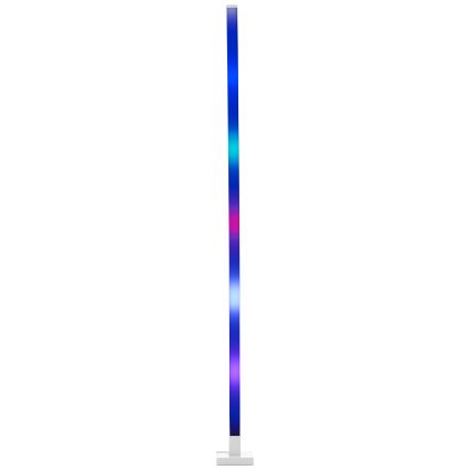 Brilliant - Lámpara de pie LED RGBW regulable NEELE LED/6,5W/230V blanco + control remoto