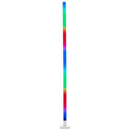 Brilliant - Lámpara de pie LED RGBW regulable NEELE LED/6,5W/230V blanco + control remoto