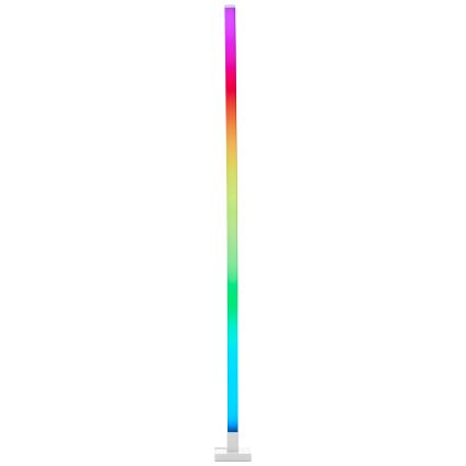 Brilliant - Lámpara de pie LED RGBW regulable NEELE LED/6,5W/230V blanco + control remoto