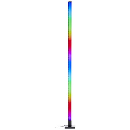 Brilliant - Lámpara de pie LED RGBW regulable NEELE LED/6,5W/230V negro + control remoto