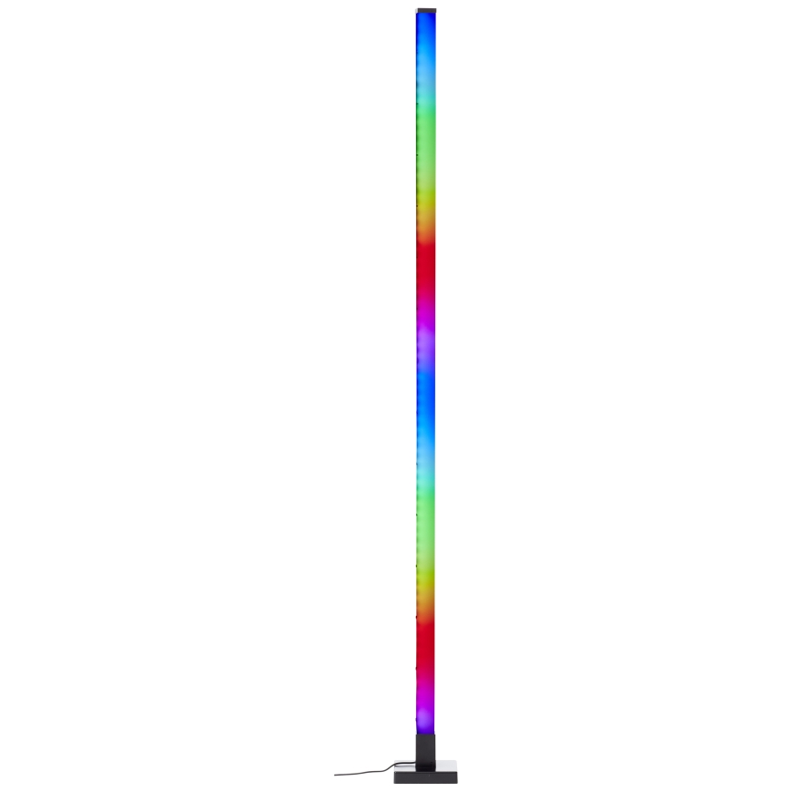 Brilliant - Lámpara de pie LED RGBW regulable NEELE LED/6,5W/230V negro + control remoto