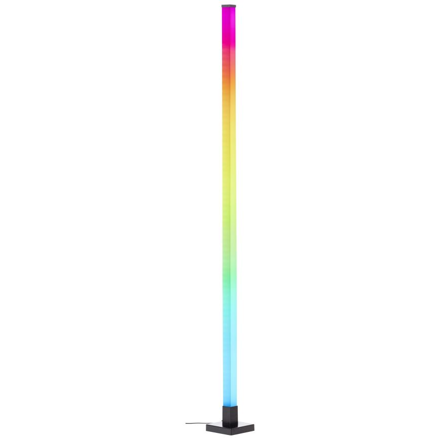 Brilliant - Lámpara de pie LED RGBW regulable NEELE LED/6,5W/230V negro + control remoto