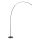Brilliant - Lámpara de pie LED táctil regulable BOW LED/14W/230V 3000/4000/6500K negro