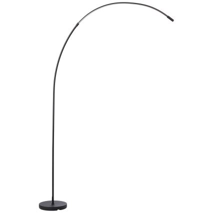 Brilliant - Lámpara de pie LED táctil regulable BOW LED/14W/230V 3000/4000/6500K negro