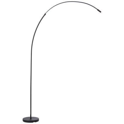 Brilliant - Lámpara de pie LED táctil regulable BOW LED/14W/230V 3000/4000/6500K negro