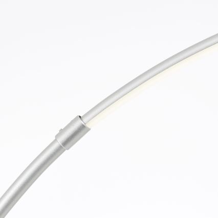 Brilliant - Lámpara de pie LED táctil regulable BOW LED/14W/230V 3000/4000/6500K cromo mate