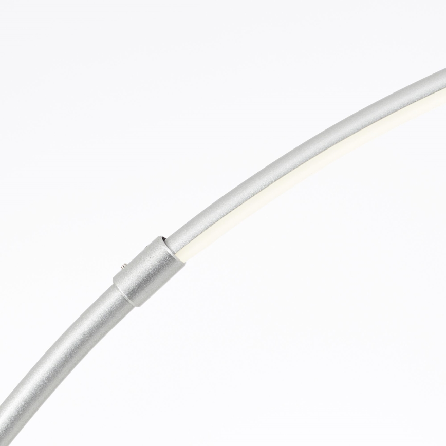 Brilliant - Lámpara de pie LED táctil regulable BOW LED/14W/230V 3000/4000/6500K cromo mate