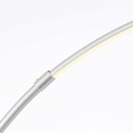 Brilliant - Lámpara de pie LED táctil regulable BOW LED/14W/230V 3000/4000/6500K cromo mate