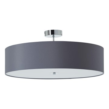 Brilliant - Lámpara de techo ANDRIA 3xE27/60W/230V diá. 60 cm antracita