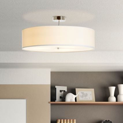 Brilliant - Lámpara de techo ANDRIA 3xE27/60W/230V diá. 60 cm blanco