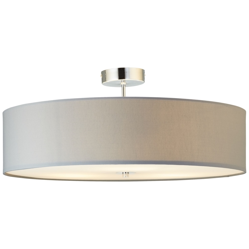 Brilliant - Lámpara de techo ANDRIA 3xE27/60W/230V diá. 60 cm gris