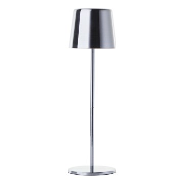 Brilliant - Lámpara LED de exterior táctil regulable XAANA LED/4W/5V 3000/4000/6500K IP44 cromo brillante