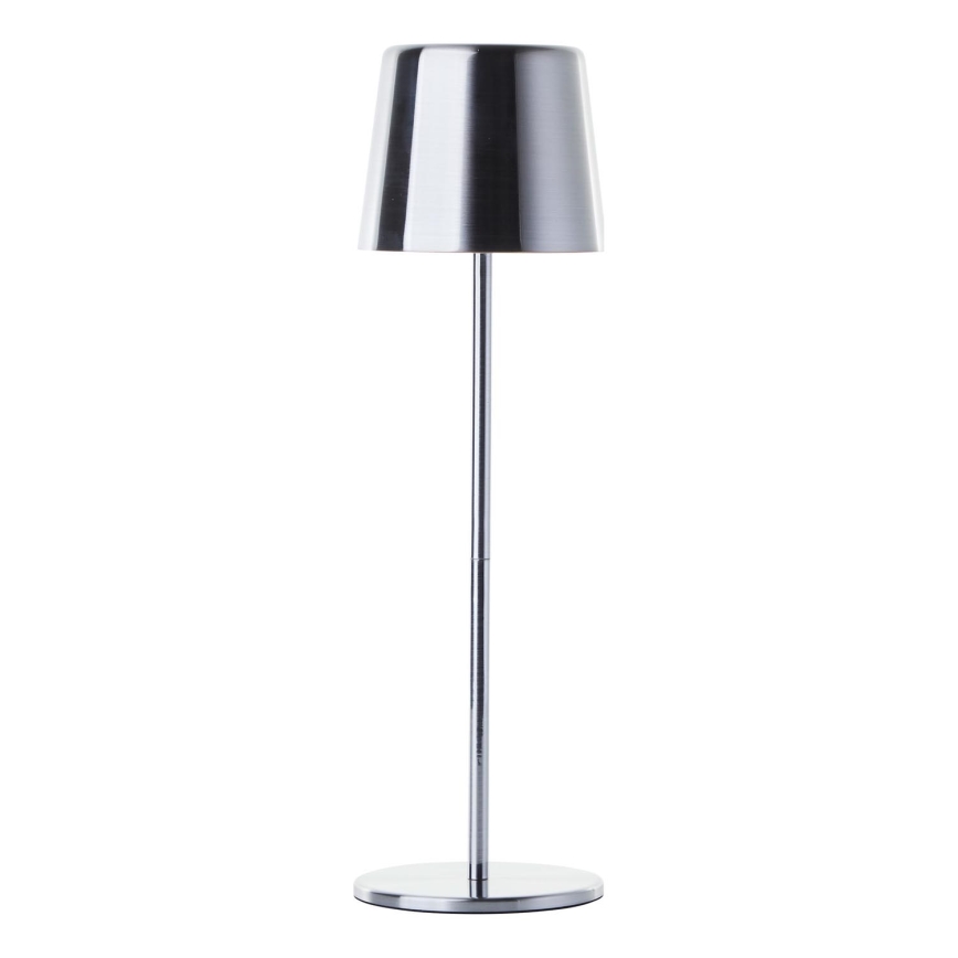Brilliant - Lámpara LED de exterior táctil regulable XAANA LED/4W/5V 3000/4000/6500K IP44 cromo brillante