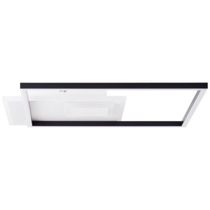 Brilliant - Plafón LED regulable IORGO LED/40W/230V 3000K 43,5x43,5 cm blanco/negro