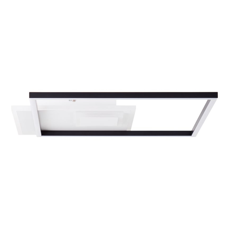 Brilliant - Plafón LED regulable IORGO LED/40W/230V 3000K 43,5x43,5 cm blanco/negro