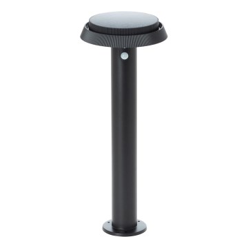 Brilliant - Lámpara solar LED con sensor ALVERO LED/4W/3,7V 50 cm IP44 negro