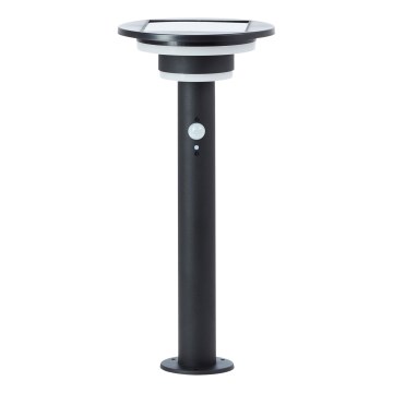 Brilliant - Lámpara solar LED con sensor GARVINA LED/3W/3,7V 45 cm IP44 negro