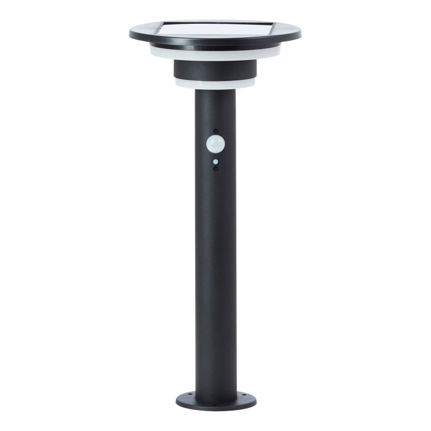 Brilliant - Lámpara solar LED con sensor GARVINA LED/3W/3,7V 45 cm IP44 negro