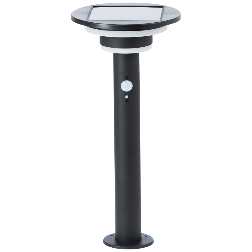 Brilliant - Lámpara solar LED con sensor GARVINA LED/3W/3,7V 45 cm IP44 negro