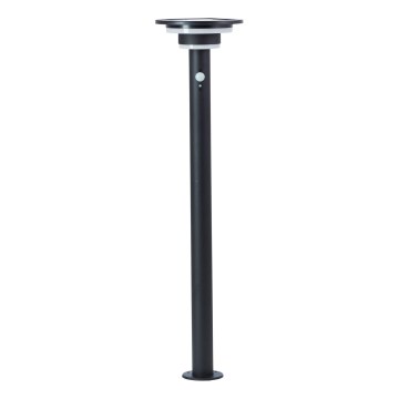 Brilliant - Lámpara solar LED con sensor GARVINA LED/3W/3,7V 85 cm IP44 negro