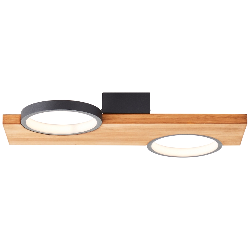 Brilliant - Plafón LED CHEESY LED/14W/230V pino - FSC Certificado