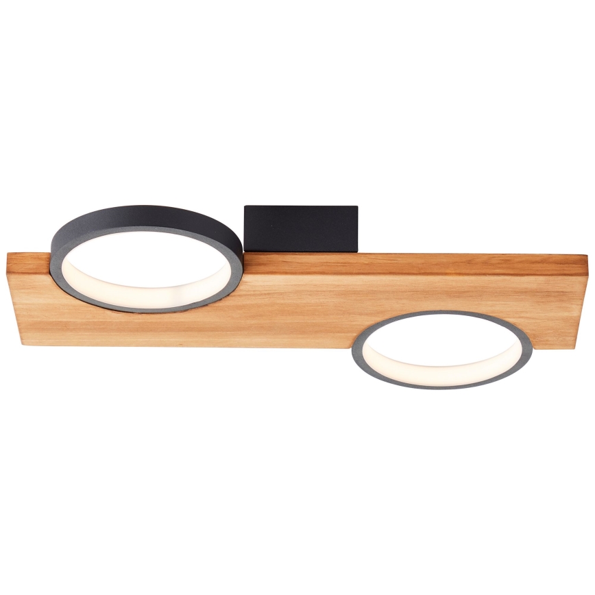 Brilliant - Plafón LED CHEESY LED/14W/230V pino - FSC Certificado